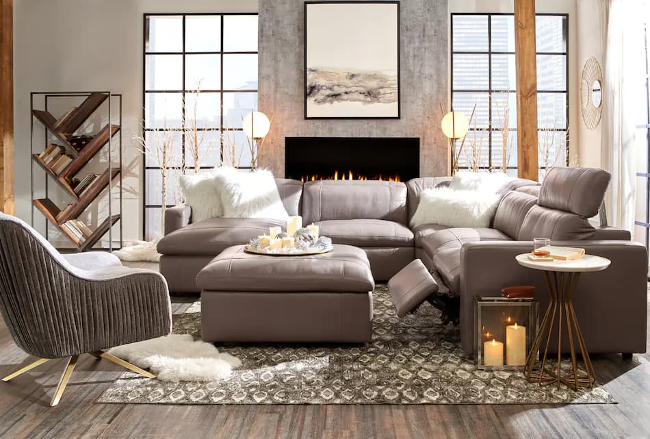 Reclining Sectional American Signature Furniture